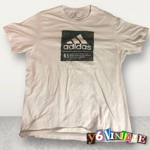 Medium White Adidas N.3 Description Tee Shirt